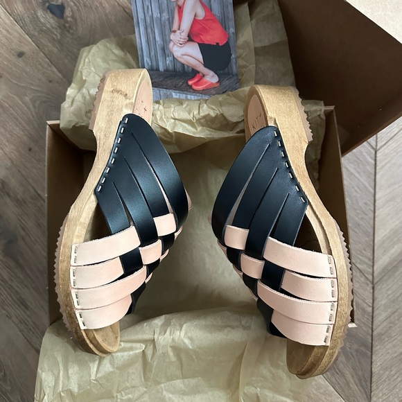 Kit + Clogs Studio Natural + Onyx Two-Tone Low Fält Clog - Picture 12 of 15